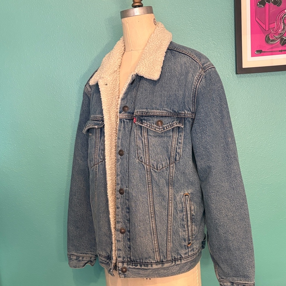 LEVI’S | Denim Sherpa-Lined Jacket | MD